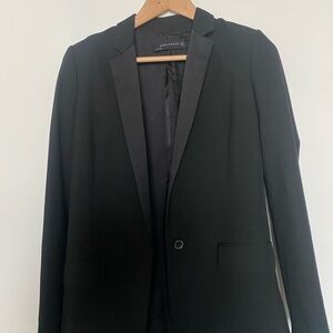 Black suit blazer